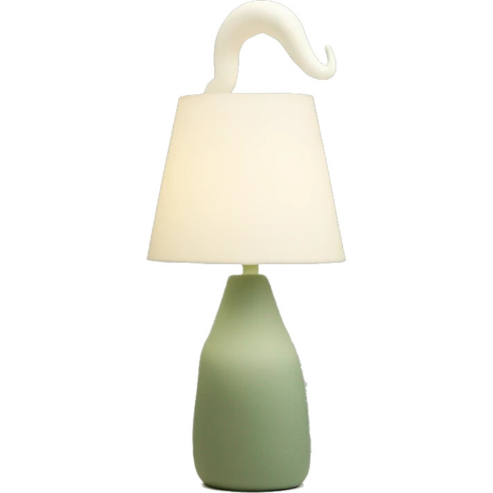 Capricorn vibe lamp sage green emoji