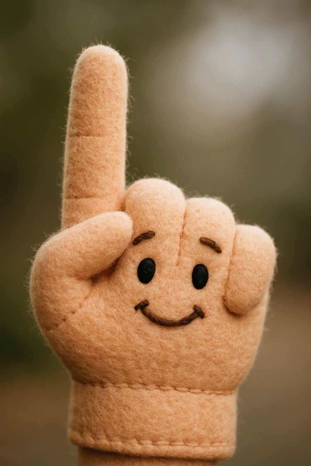 Rotate the hand 180 degrees on the vertical plane to show the back of the hand. Maintain the same plastic figurine style, color, and quality. No background (transparent). emoji