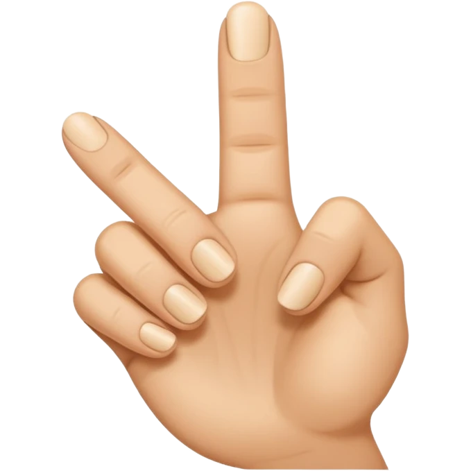 Index finger touching thumb finger  emoji