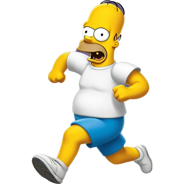 los simpson corriendo emoji