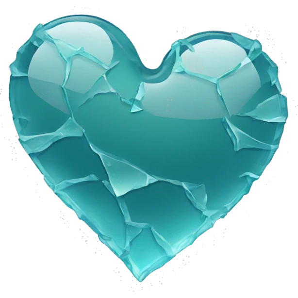 broken glass heart emoji