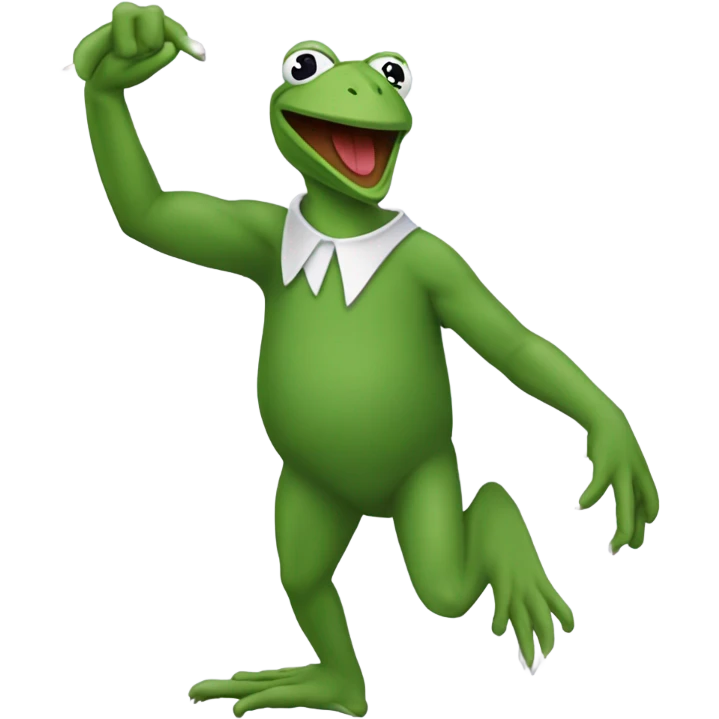 Philadelphia Eagle with Kermit the frog in its talons emoji