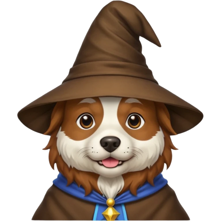 Dog wizard emoji