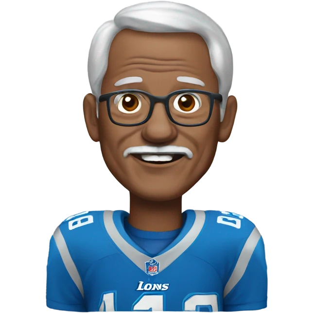 Detroit Lions grandpa emoji