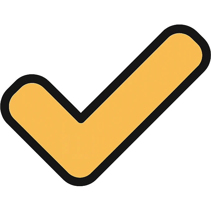 tick, clean and modern color icon style emoji