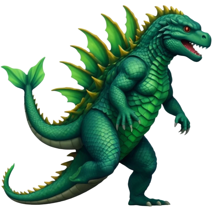 Godzilla evolved emoji