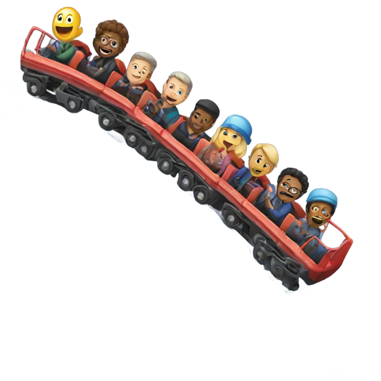 Roller coaster emoji