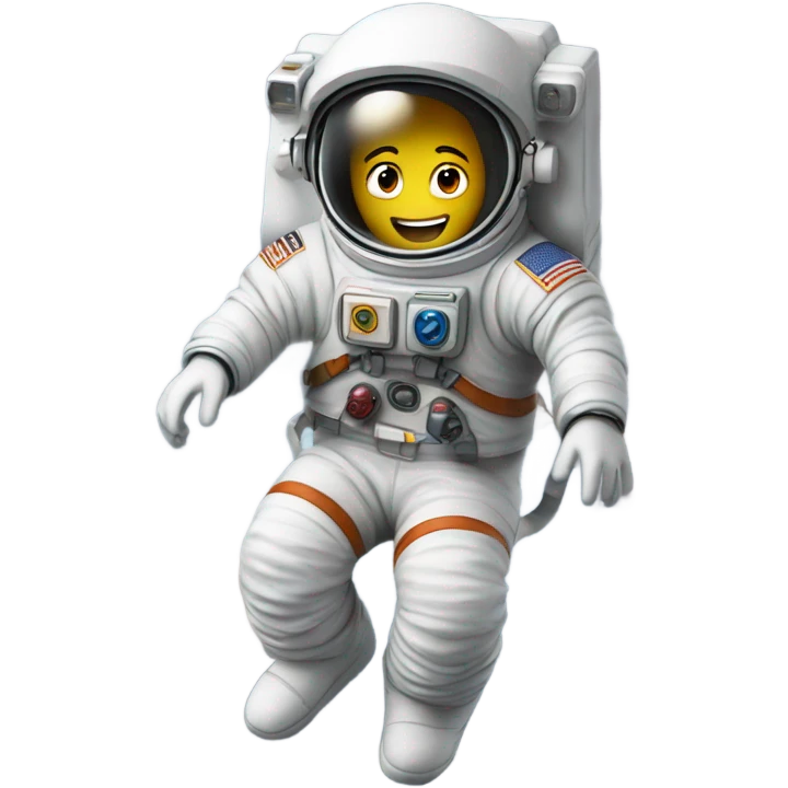 space-student-floating-in-space-with-galaxy emoji