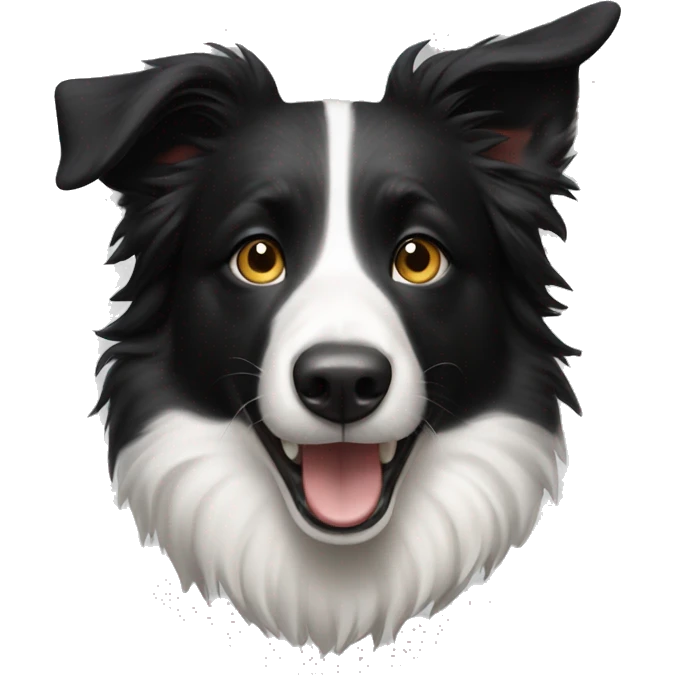 border collie playing emoji