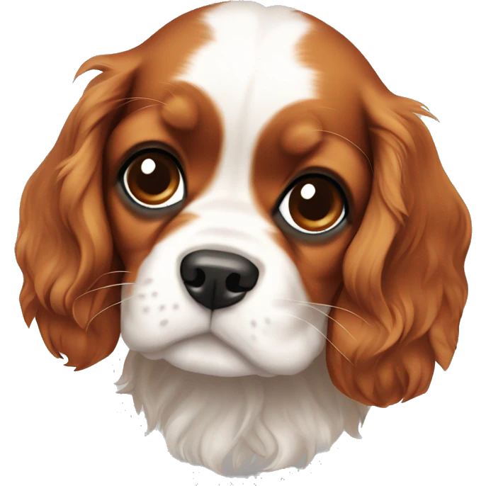 Cavalier King Charles Spaniel puppy emoji
