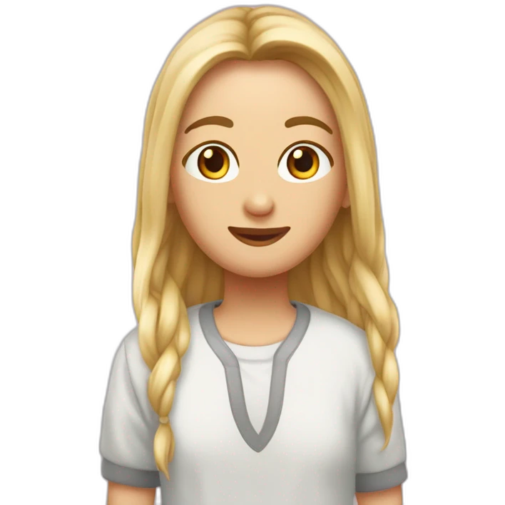 Спящая коза в розовой пижаме emoji