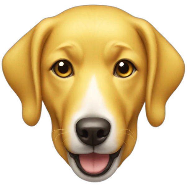 smile-yellow-dog emoji