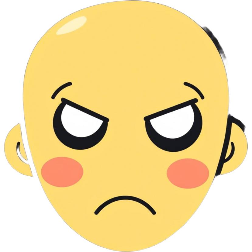 Happy and sad emoji