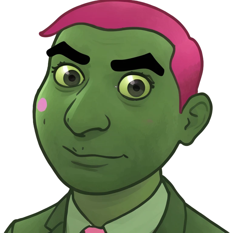Math teacher with pink eyebrows emoji
