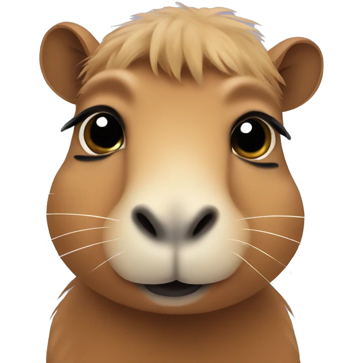 cute baby capybara emoji