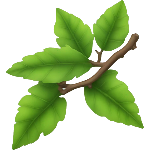 leaves on a branch emoji
