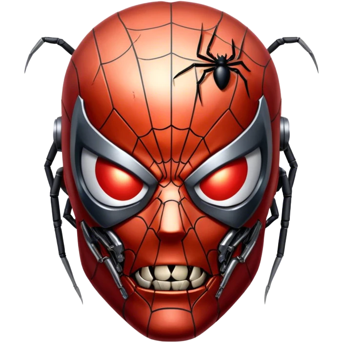 Terminator Spider-man Face emoji