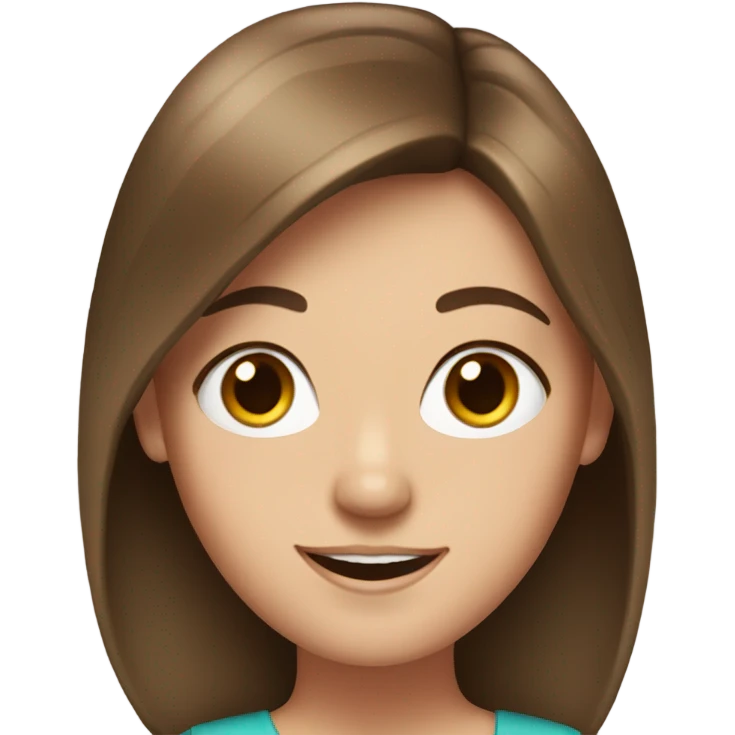 birthday white girl brunette emoji