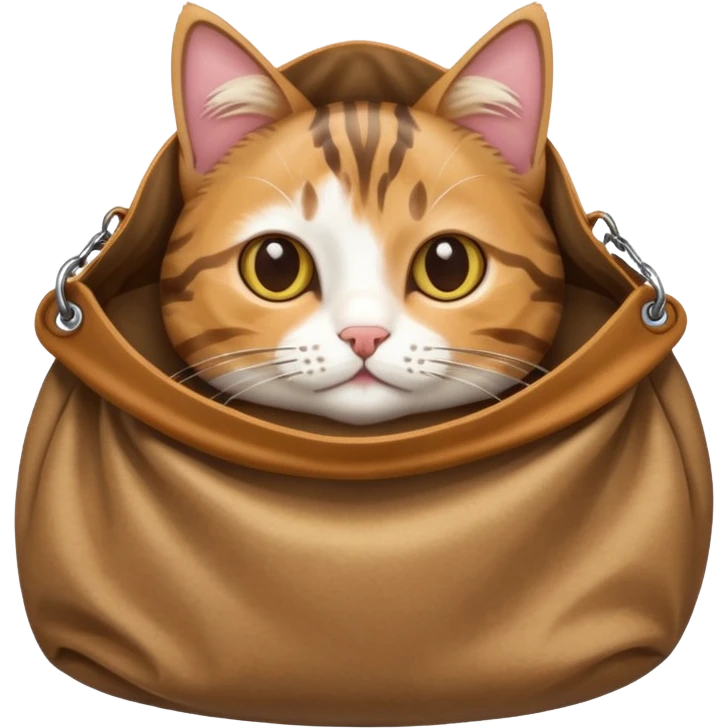 Cat in the bag emoji