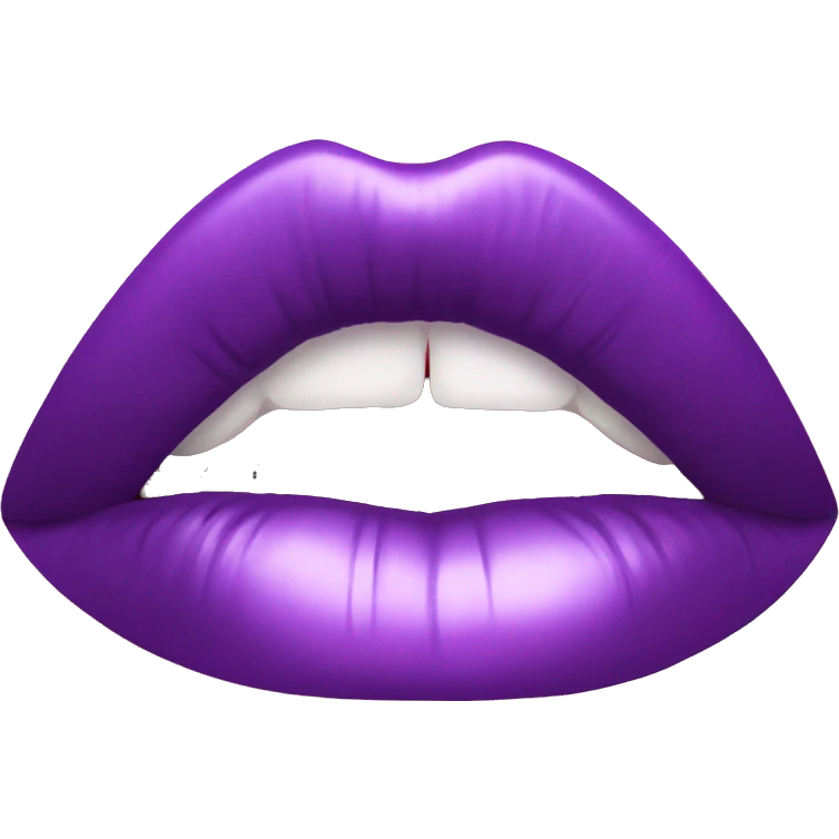 Purple lip oil aesthetic tube emoji