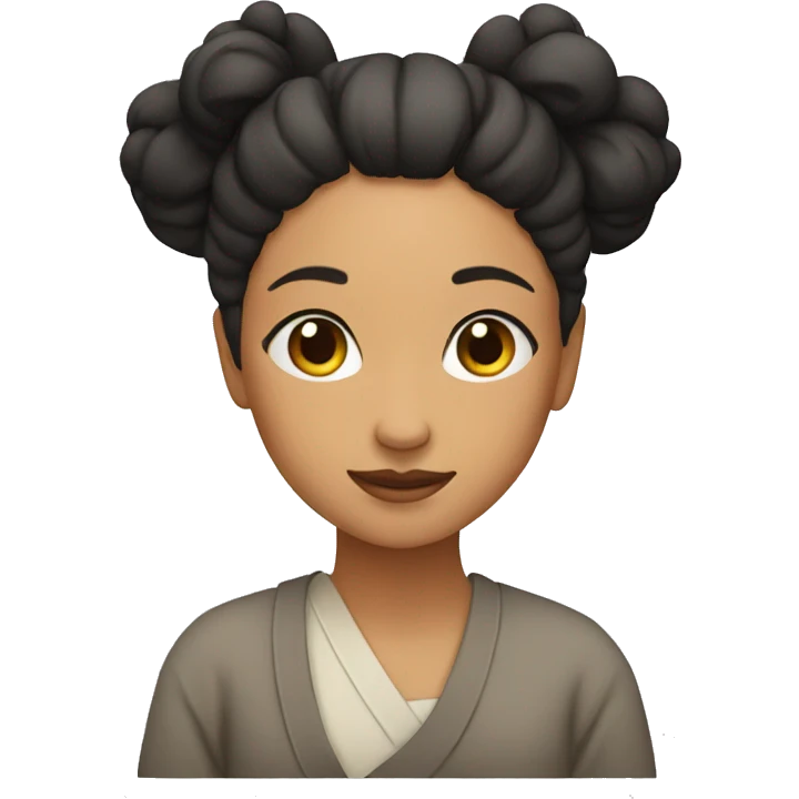 a zen girl emoji