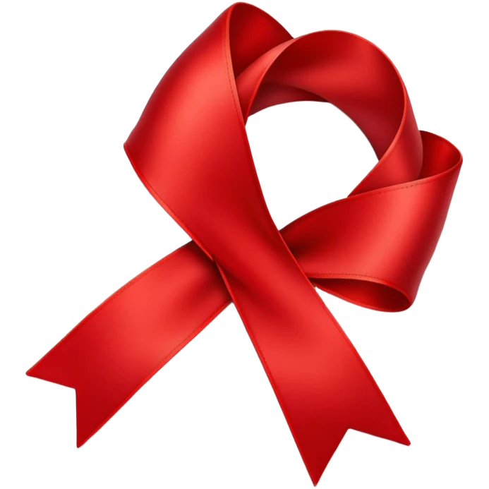 Red ribbon emoji