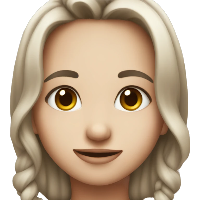 Cute face emoji