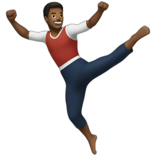 High kick emoji