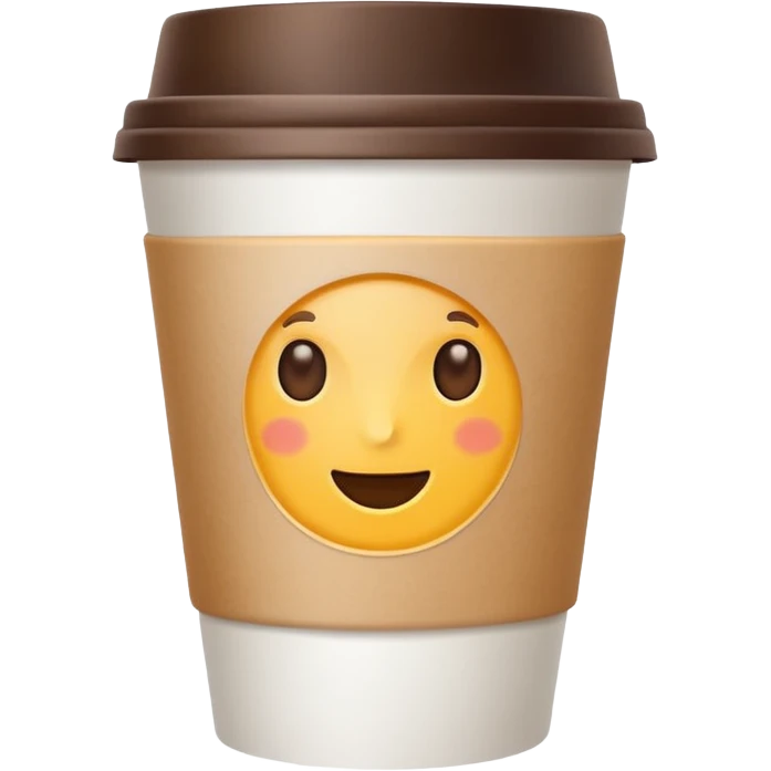 Coffee paper cup emoji