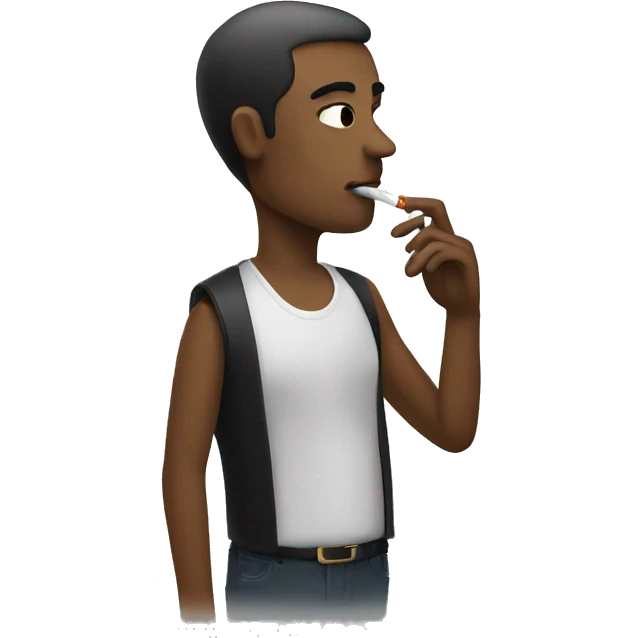 someone smoking a cigarette  emoji