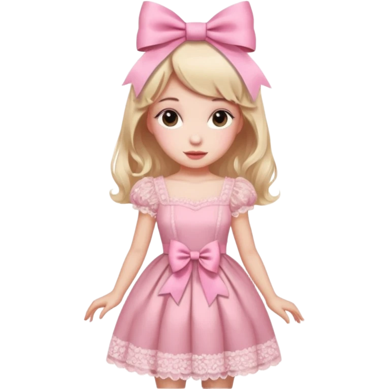 Coquette aesthetic pink emoji