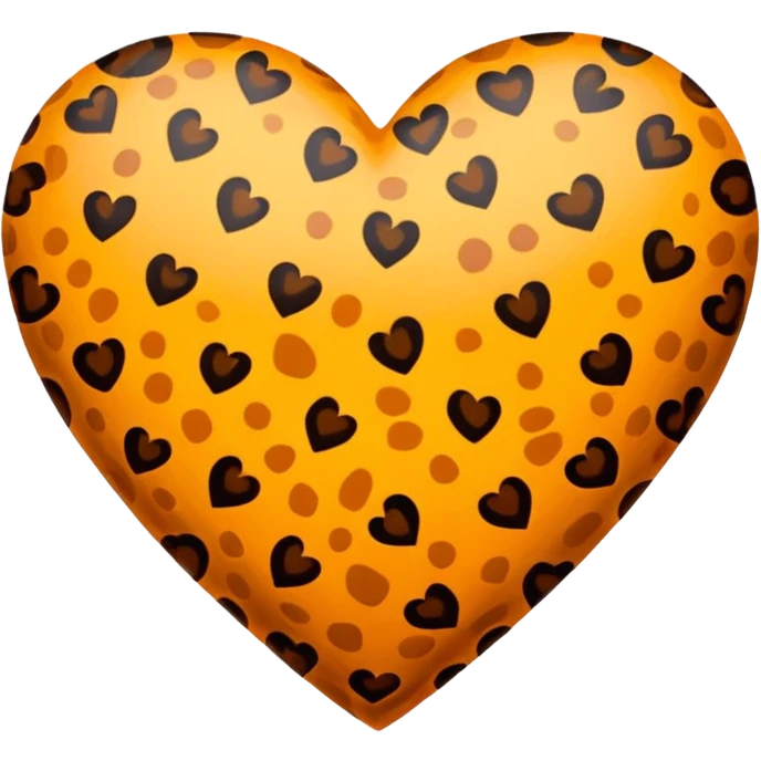 cuore leopardato  emoji