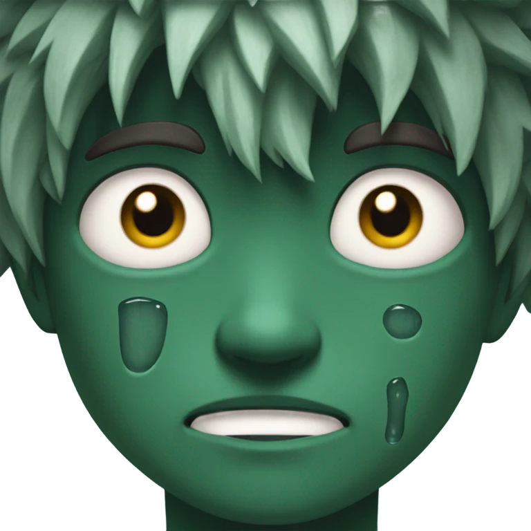 Deku crying emoji