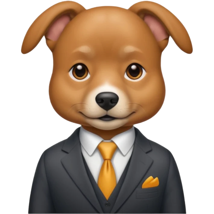 멍멍이 회사원 emoji