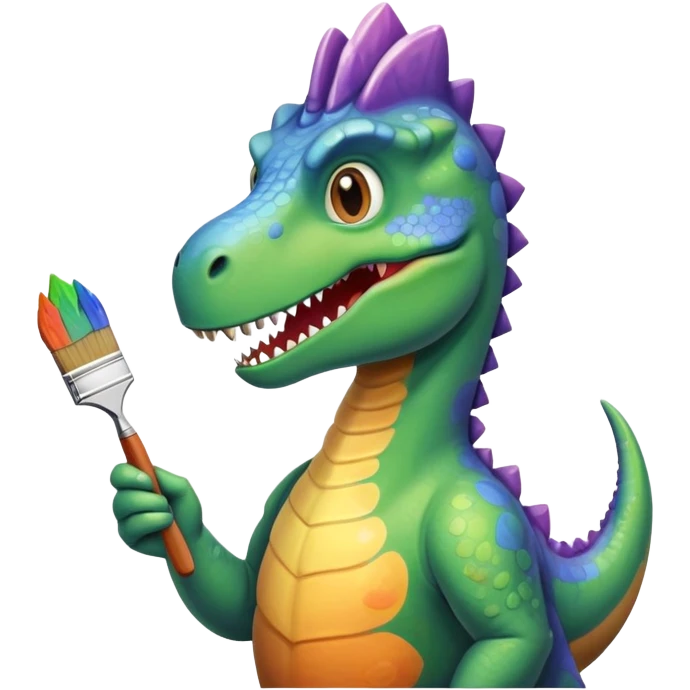 dino painter  emoji