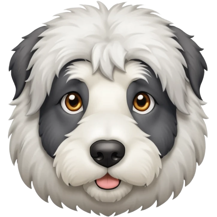 Perro viejo pastor inglés emoji