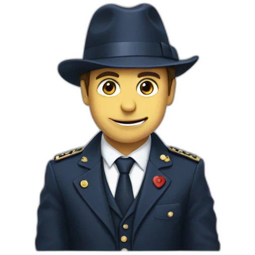 Macron qui tape un enfant emoji