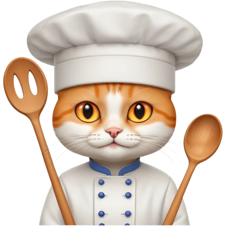 a cat is cooking emoji