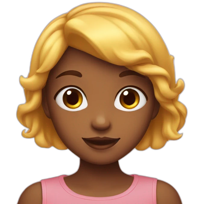 Girl love hearts emoji