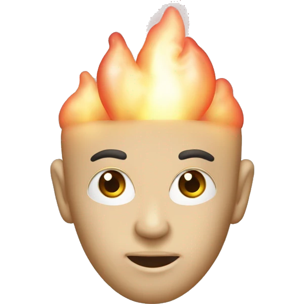 cerveau avec des bougies japonaises de trading  emoji