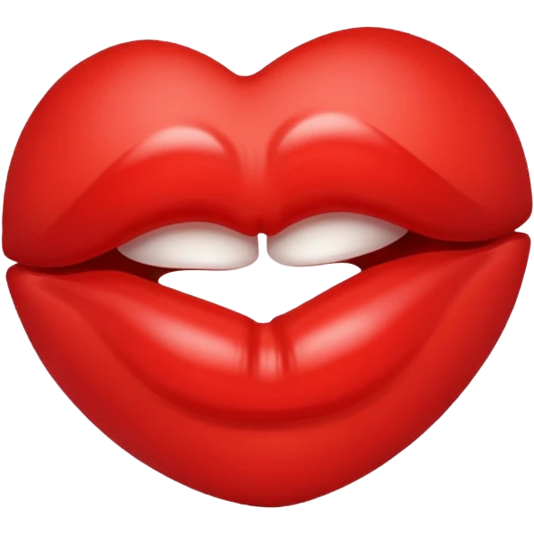 Receiving a lipstick kiss emoji