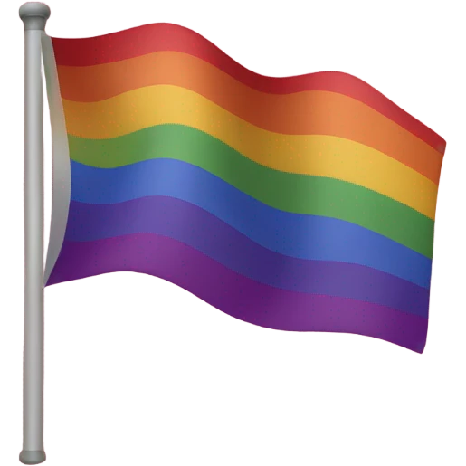 lesbian pride flag colors emoji