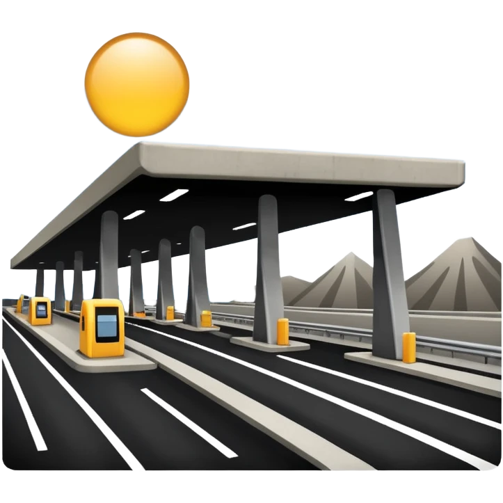expressway toll station emoji