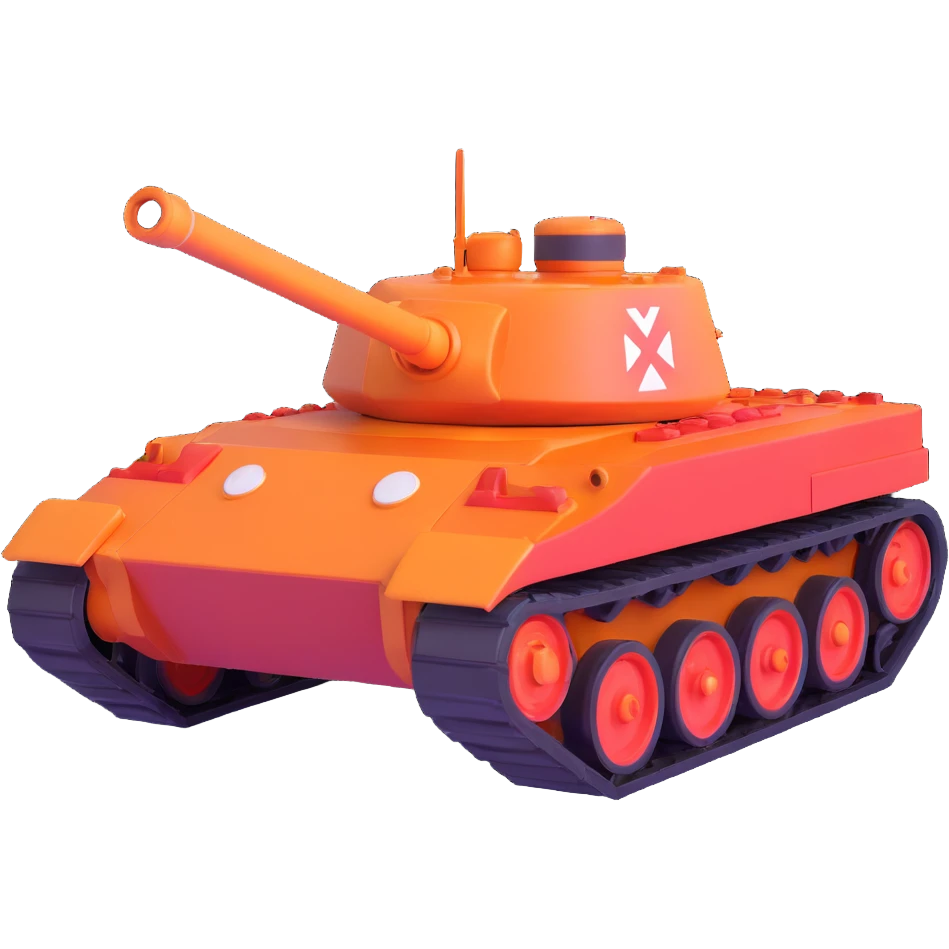 an ace tank inspired by World of Tanks PC, heroic and victorious vibe emoji