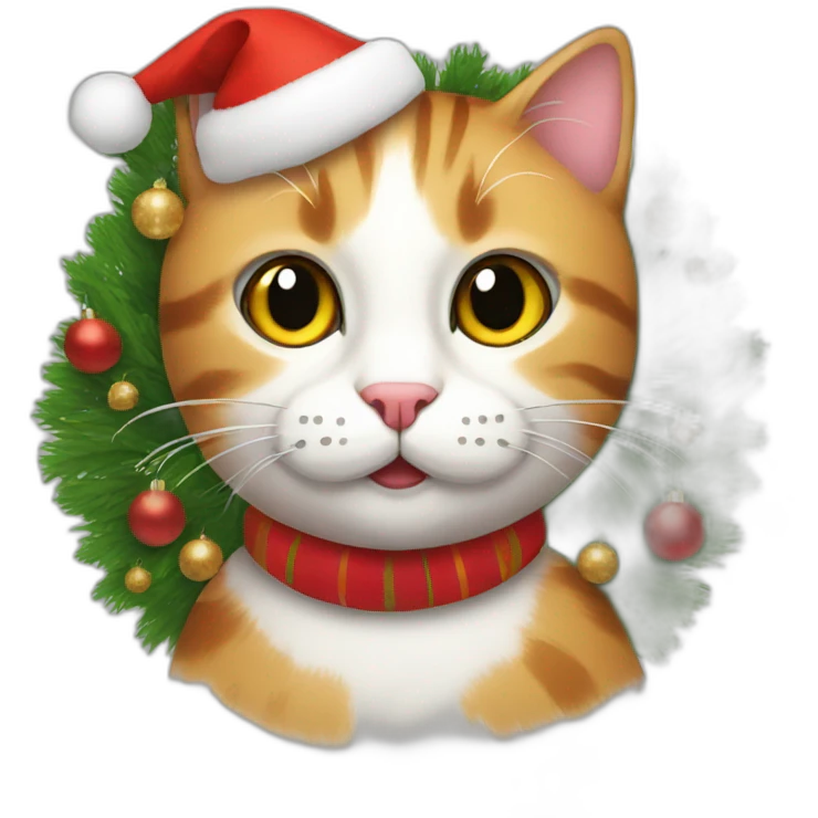 christmas cat emoji