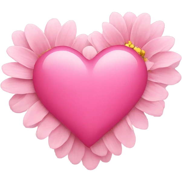pink heart with flower  emoji