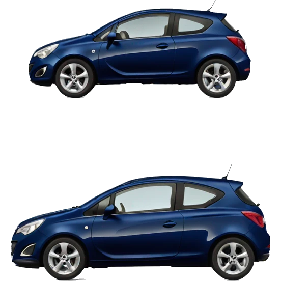 Car Opel corsa d dark blue  emoji
