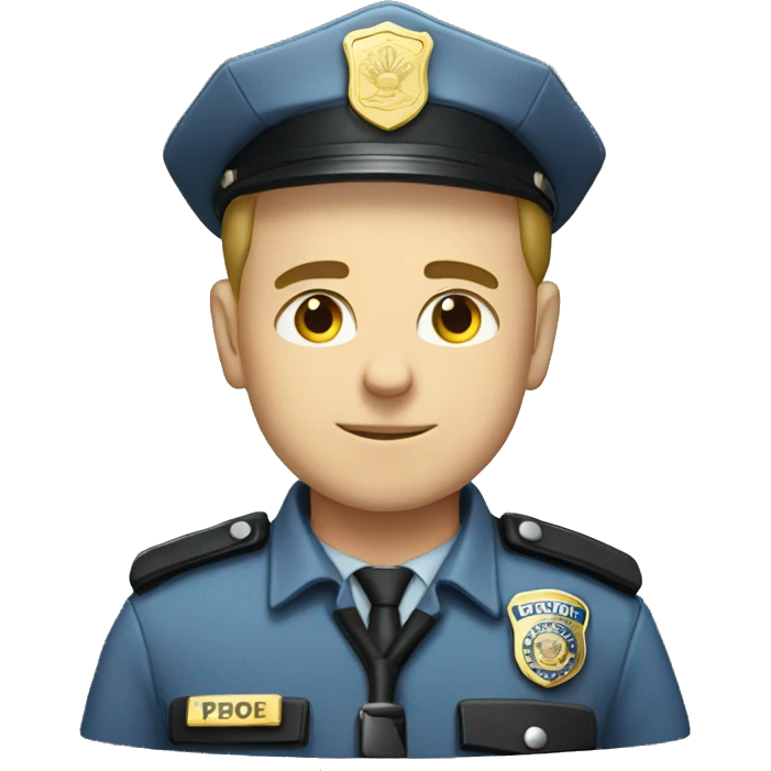 Badge police emoji