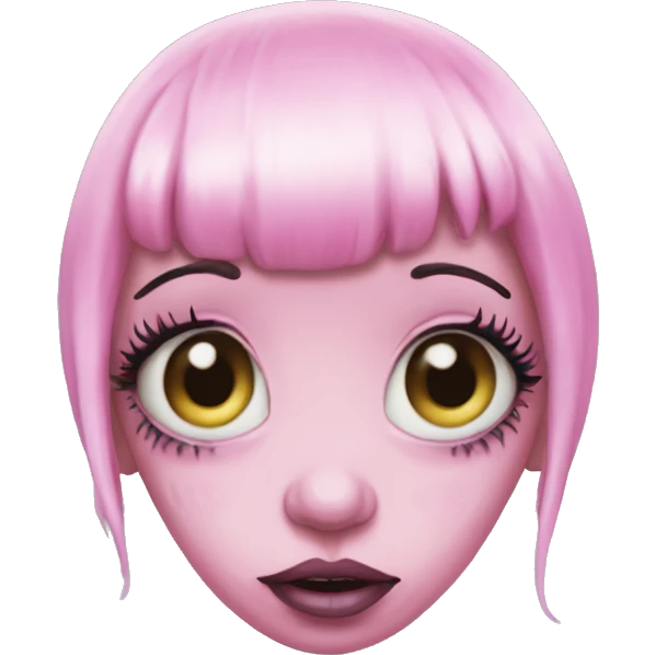 Melanie Martinez pink alien nymth creature emoji