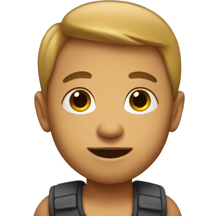 Man baby  emoji
